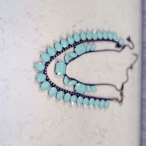 Lauren hope Sylvia and Blythe necklace sea foam